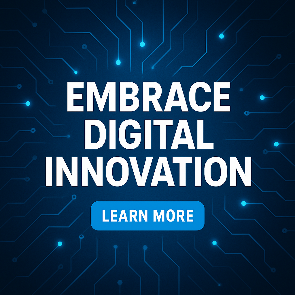 Call-to-action image reflecting digital innovation.